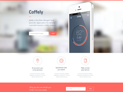 landing page