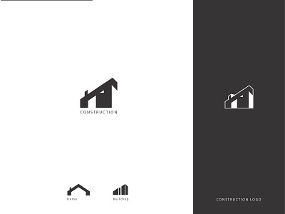 Construction Logo abstract architecture business company construction corporate design element estate graphic home house icon illustration logo property real shape sign vector