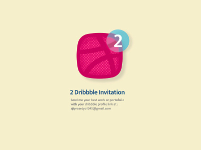 2 dribbble invite