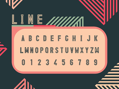 sans serif in line out