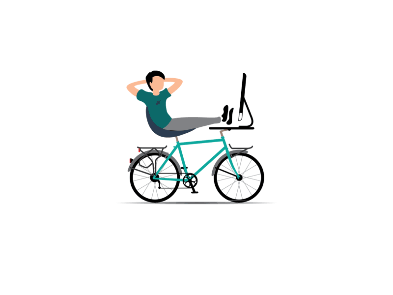 santuy animation bicycle bicycle icon bike biking cycle cyclist freelance healthy icon outdoor ride sport street track transport transportation travel way work