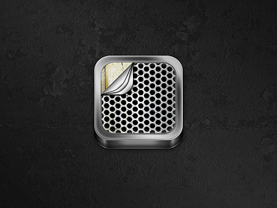 BW Icon app icon ios ipad iphone texture