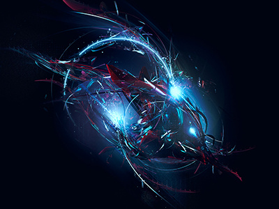 RunYourJewels (George Smith Remix) 3d abstract blue dark endeffect