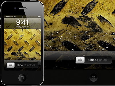 Backwall 07 customization ios ipad iphone metal photography rust texture wallpaper