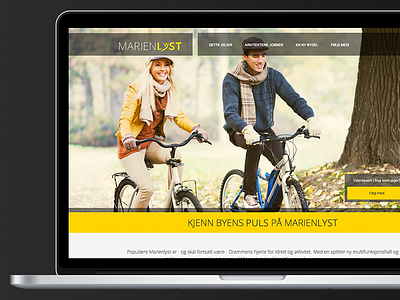 Marienlyst - Web design agancy design desktop development lemon mobile web yellow