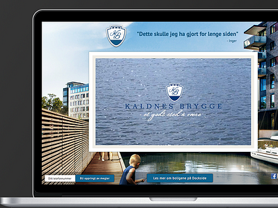 Kaldnes campaign campaign creative design web web design