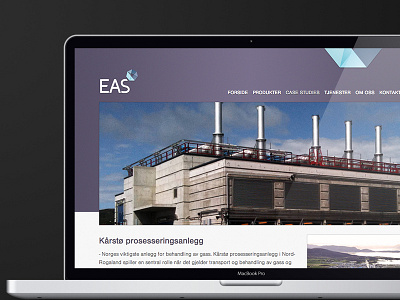 EAS Website - It's alive! eas web design web development website