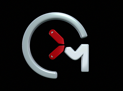 Minutes Studio Logo 3d branding logo motion graphics