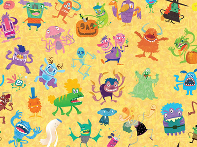 Monster Wallpaper by J Chris Campbell on Dribbble