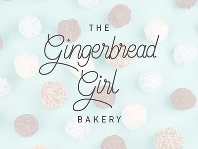 Gingerbread Girl Bakery bakery branding craft handmade identity lettering logo typography vector