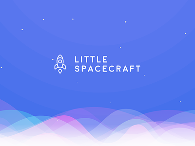 Little Spacecraft aurora branding little logo space spaceship squarespace stars