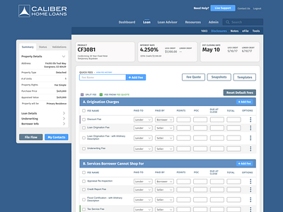 Caliber Home Loans Redesign