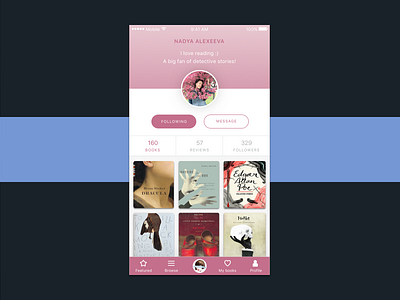 Audiobooks app by Nadya on Dribbble