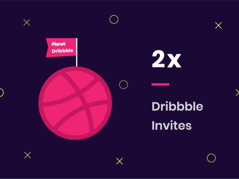 2x dribbble invites giveaway 2 dribbble giveaway invite invites planet player prospect