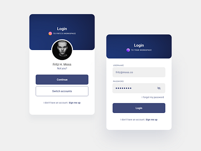 Login UI Design app appdesign ui ux