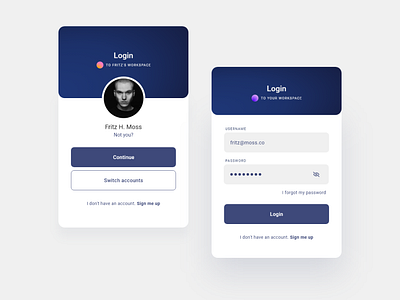 Login UI Design