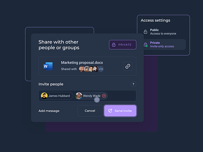 Game Share Modal w/ Color 🌈 by Michael Sveistrup on Dribbble