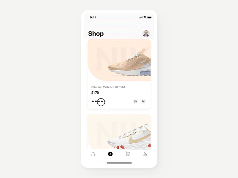 store animation app store app ui ux