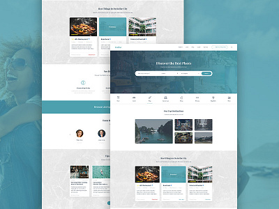 Dailist - Directory & Listings Template design directory layout listing map type ui web