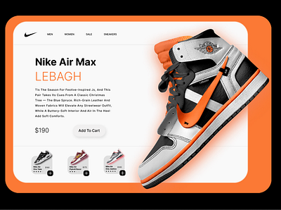 Nike Air Max branding figma jordan nike ui uidesign webdesign