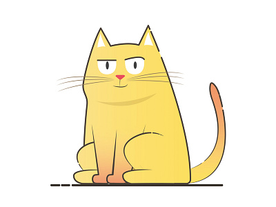 Daft Cat animal cat character design illustration illustrator vector