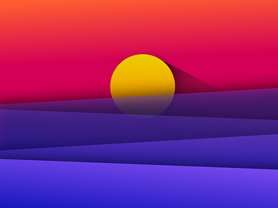 Material Sunset
