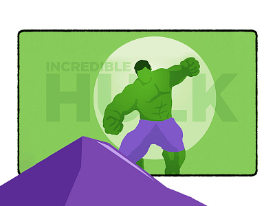 The Incredible Hulk illustration