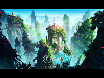 "EDEN" Game Project art direction concept art environment design game art