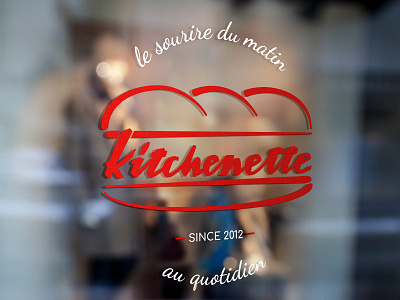 Kitchenette branding illustration logo logo design