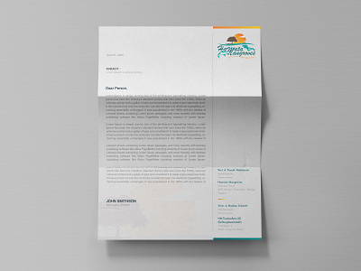 Letterhead branding creative design flat letterhead minimal minimalist simple