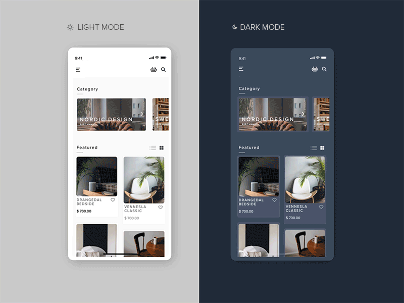 eCommerce furniture app UI animation app furniture furniture app ui