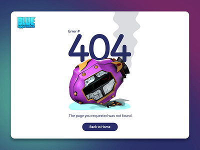 Crash site - 404 page 404 404 error 404page animated animation spaceship ufo website design