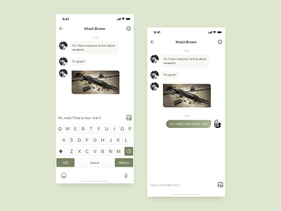 Game Assistant - Chat app chat mobile ui