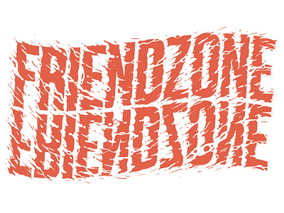 Friendzone lettering