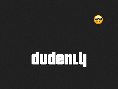 Dudeuk | Դուդուկ armenia black challenge daily design dude dudeuk emoji english letters rebus sunglasses typography word