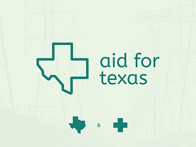 aid for texas logo aid charity logo power state