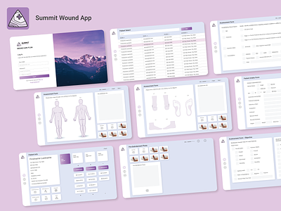 Summit Wound App app patient ui ux