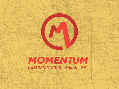 Momentum Red logo red yellow