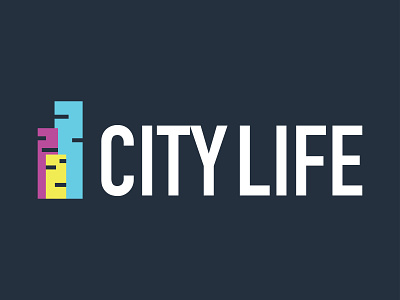 City Life Logo branding identity logo print design vector