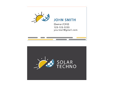 Logo and business card design brand branding businesscard icon illustration logo sun