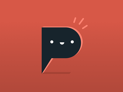 Typehue P (PopUp) Week 16 challenge design icon letter playful popup positive typehue weekly