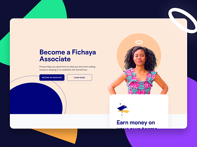 Fichaya - Associates Landing Page