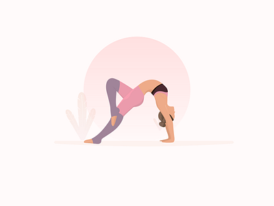 Stay safe stay healthy | Yoga Girl Illustration corona design fight girl health illustrator yoga