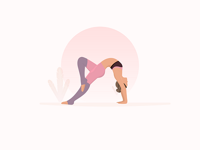 Stay safe stay healthy | Yoga Girl Illustration