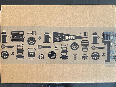 Worth Coffee Roasters art coffee design icons illustration packaging type typography