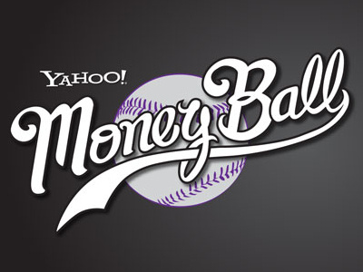 Moneyball baseball hand drawn lettering letters type typography yahoo