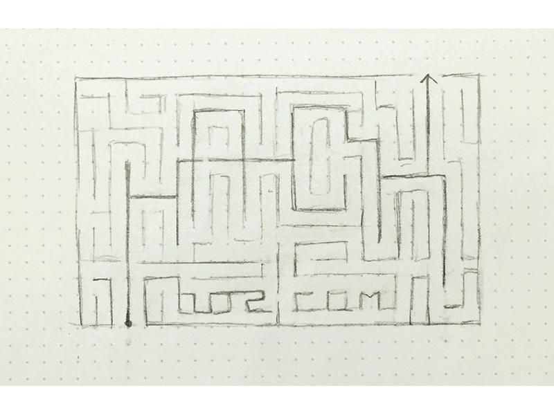 HACK animated gif gif hack maze sketch