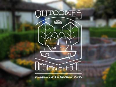 Facebook Outcomes Design offsite allied arts guild art deco facebook menlo park silicon valley type typography