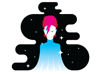 Bowie bowie david bowie hot pink pink space space man stars