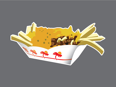 Animal Style sticker fries